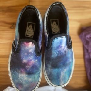 Galaxy Vans for kids size 12.